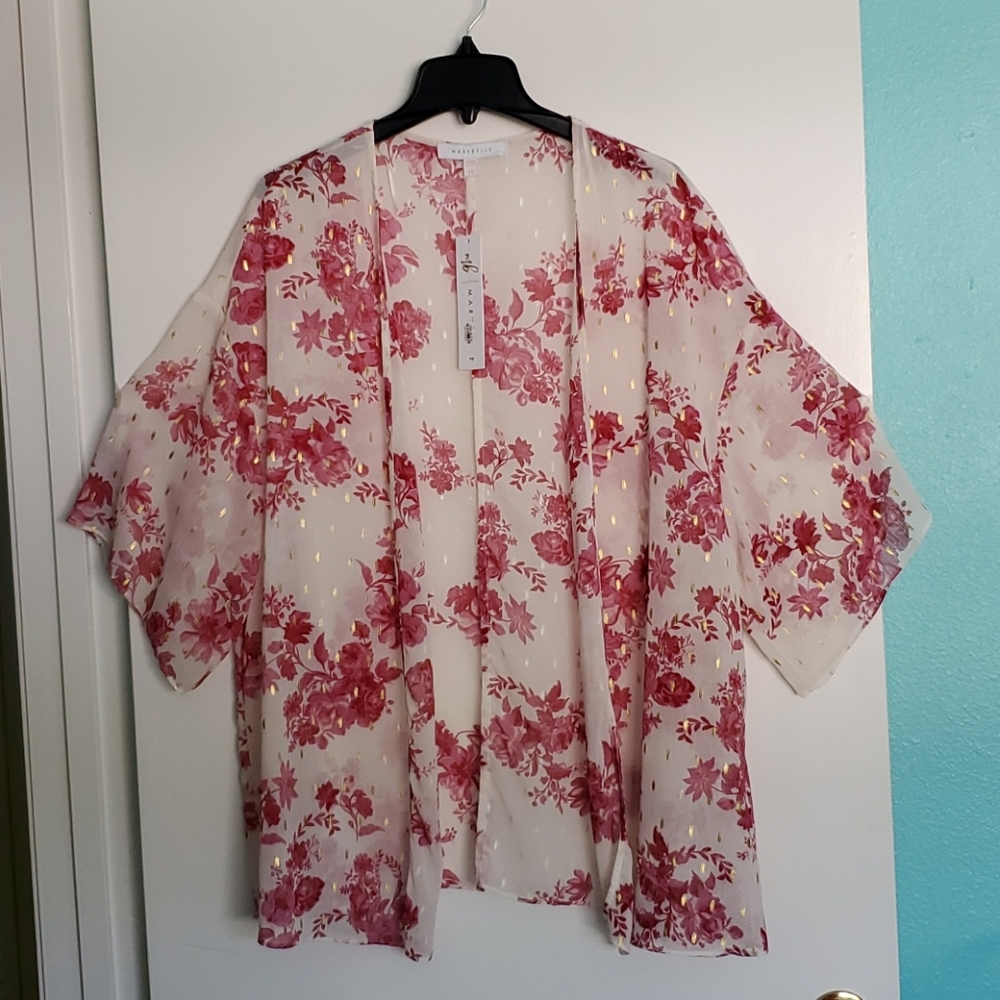 NWT Mary Ellen Coverup/kimono